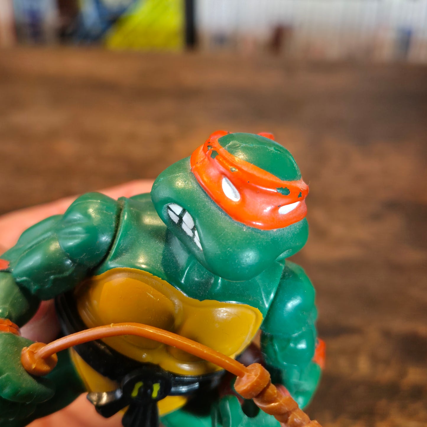 1988 Playmates Teenage Mutant Ninja Turtles Michelangelo Action Figure