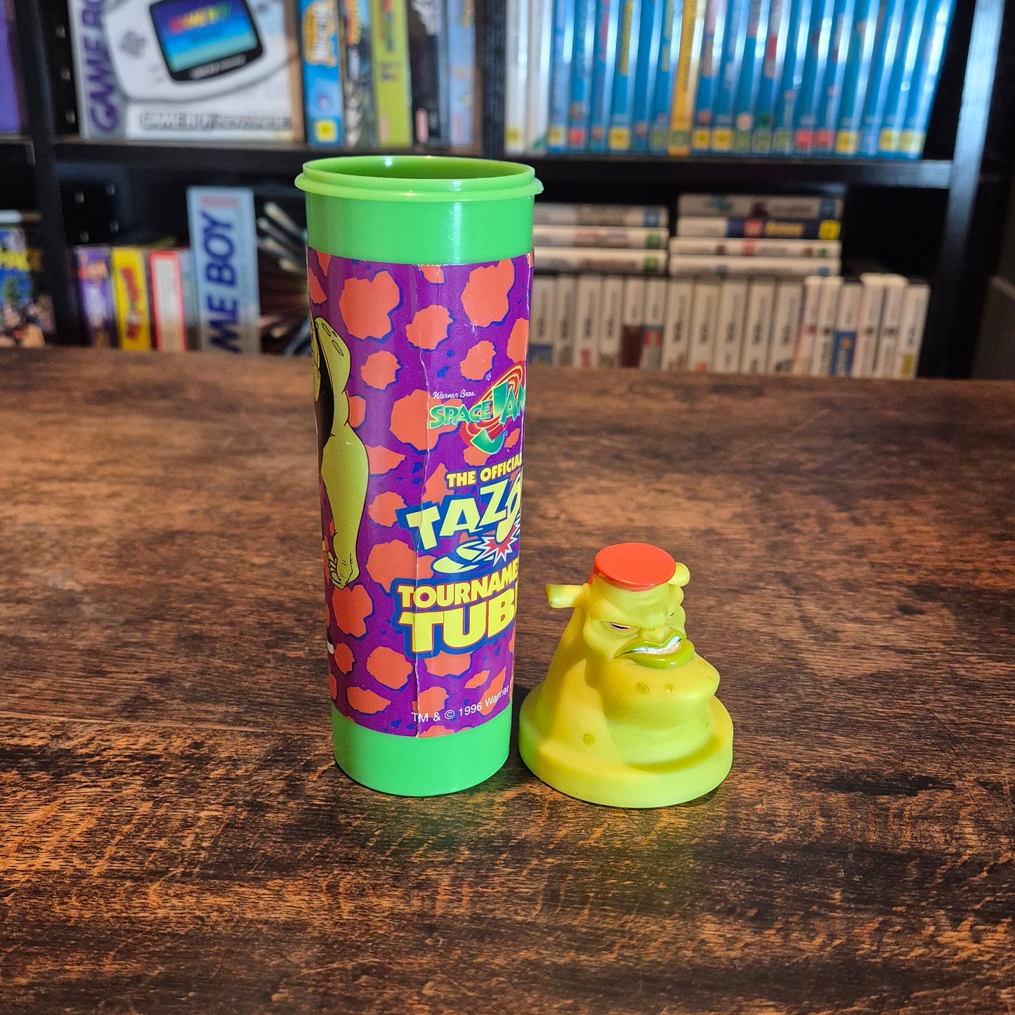 Space Jam Monster Bang Tazo Tube - 1996 Warner Bros