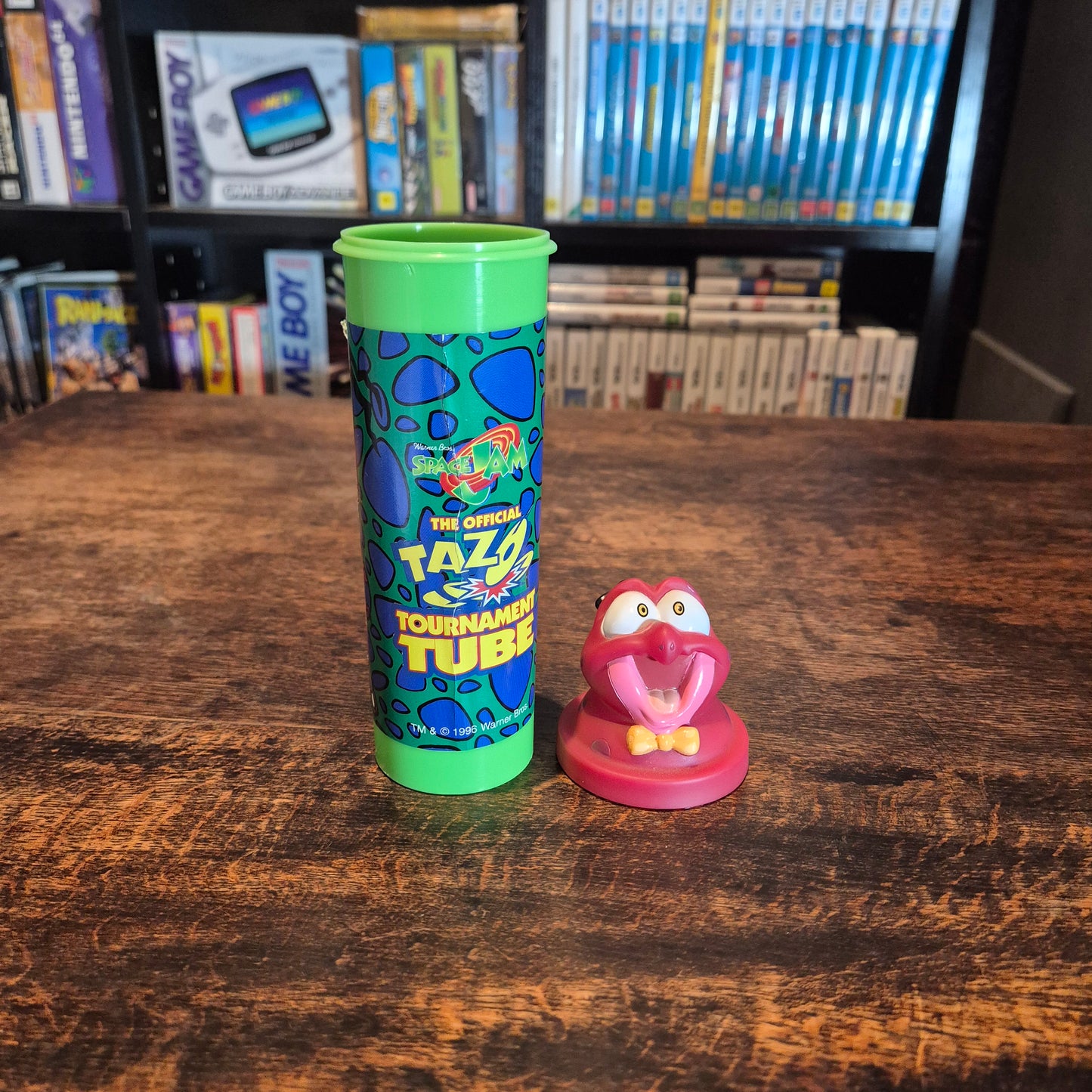 Space Jam Monster Bupkus Tazo Tube - 1996 Warner Bros