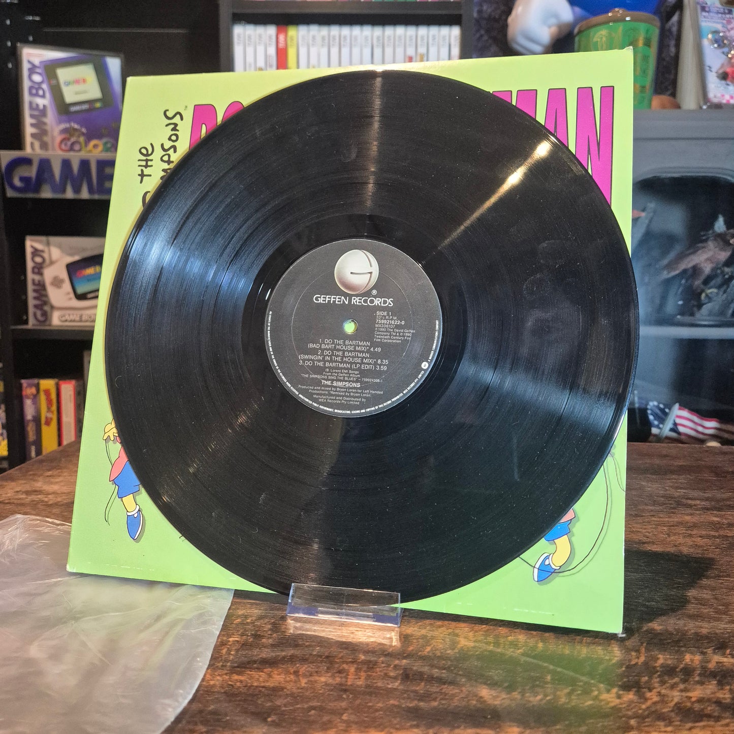 The Simpsons: Do the Bartman 12" DJ Promo LP 1990 - Vinyl Record