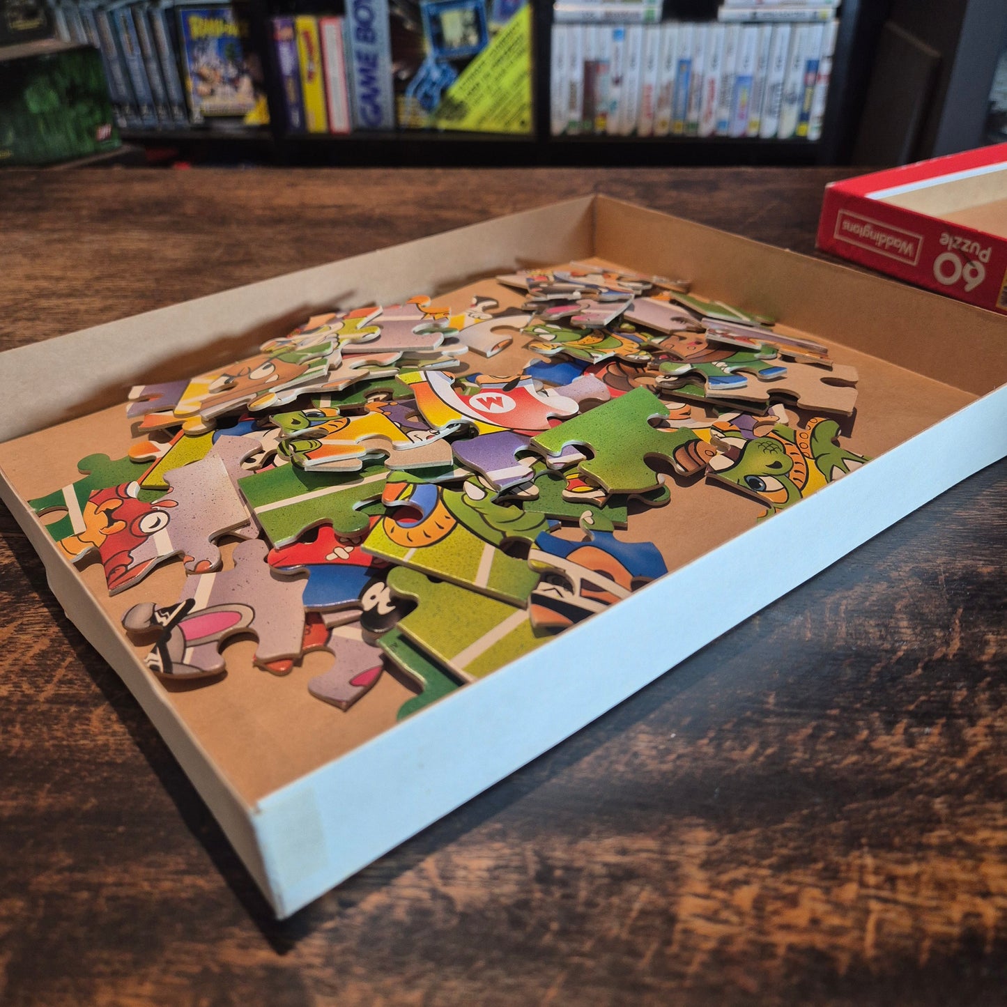 1991 Waddingtons - Super Mario Bros 60 Piece Puzzle - Complete