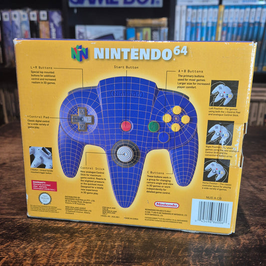 Nintendo 64 Blue Controller - Boxed