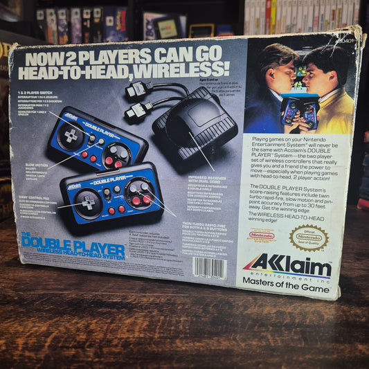 1989 Nintendo NES Acclaim Double Player - Complete - NES