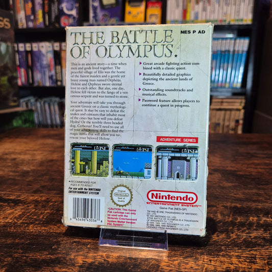 The Battle of Olympus - Complete - NES - PAL