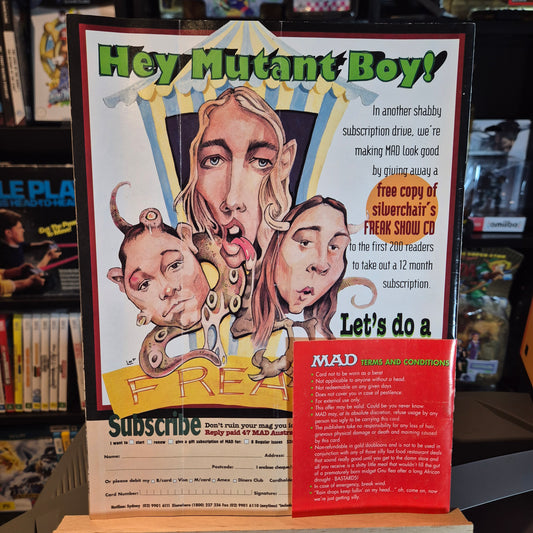 Australian Mad Magazine #351 - With Attached Timezone Advertisement