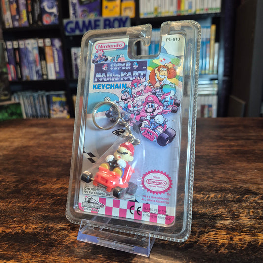 Super Mario Kart Keychain (1994) - Mario - Sealed