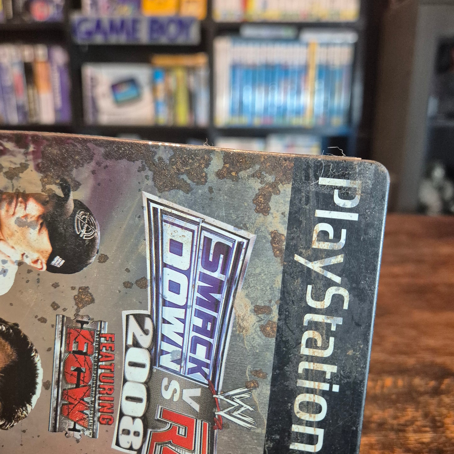WWE Smack Down vs Raw 2008 Steelbook - GAME INCLUDED - Playstation 2