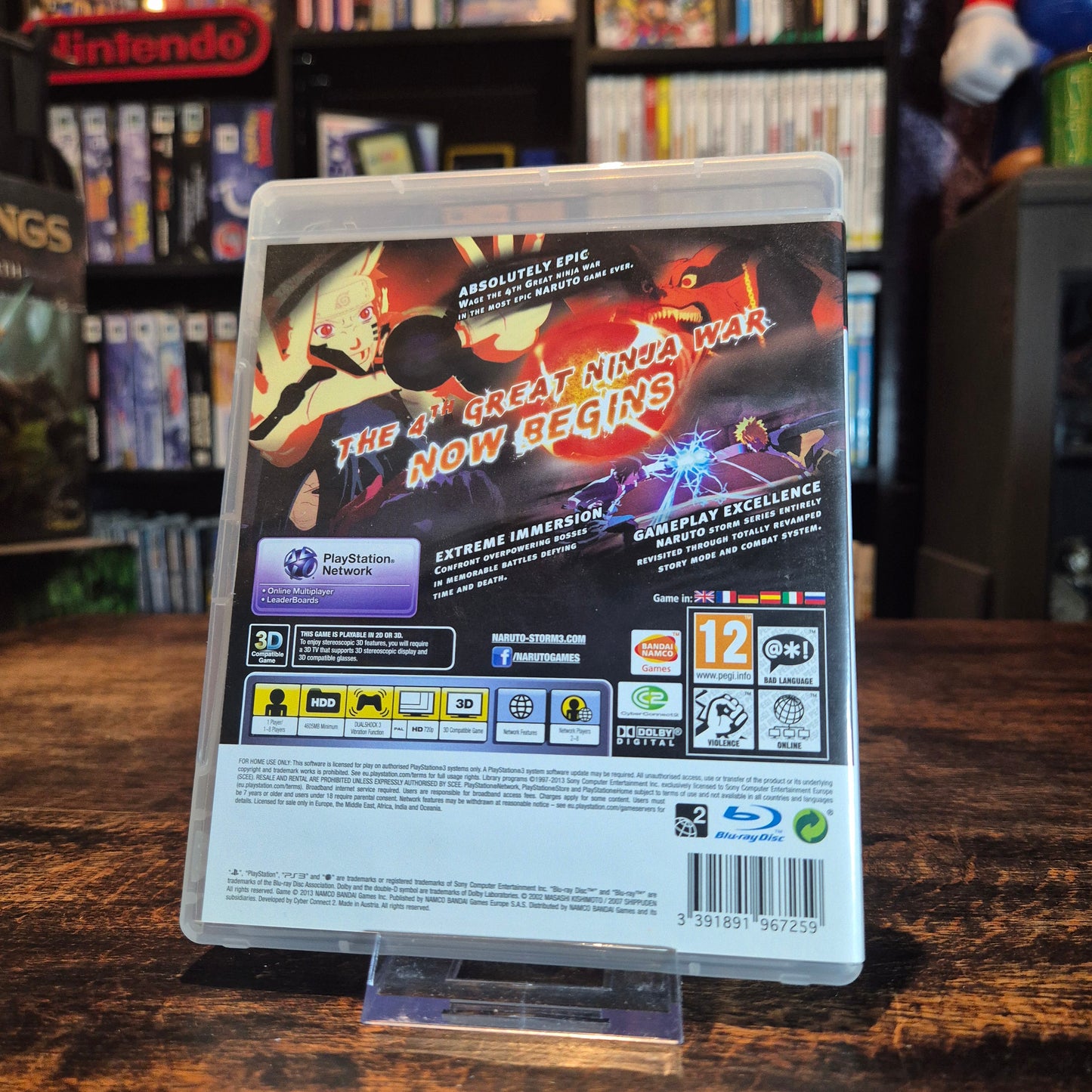 Naruto Shippuden Ultimate Ninja Storm 3 - Complete - Playstation 3