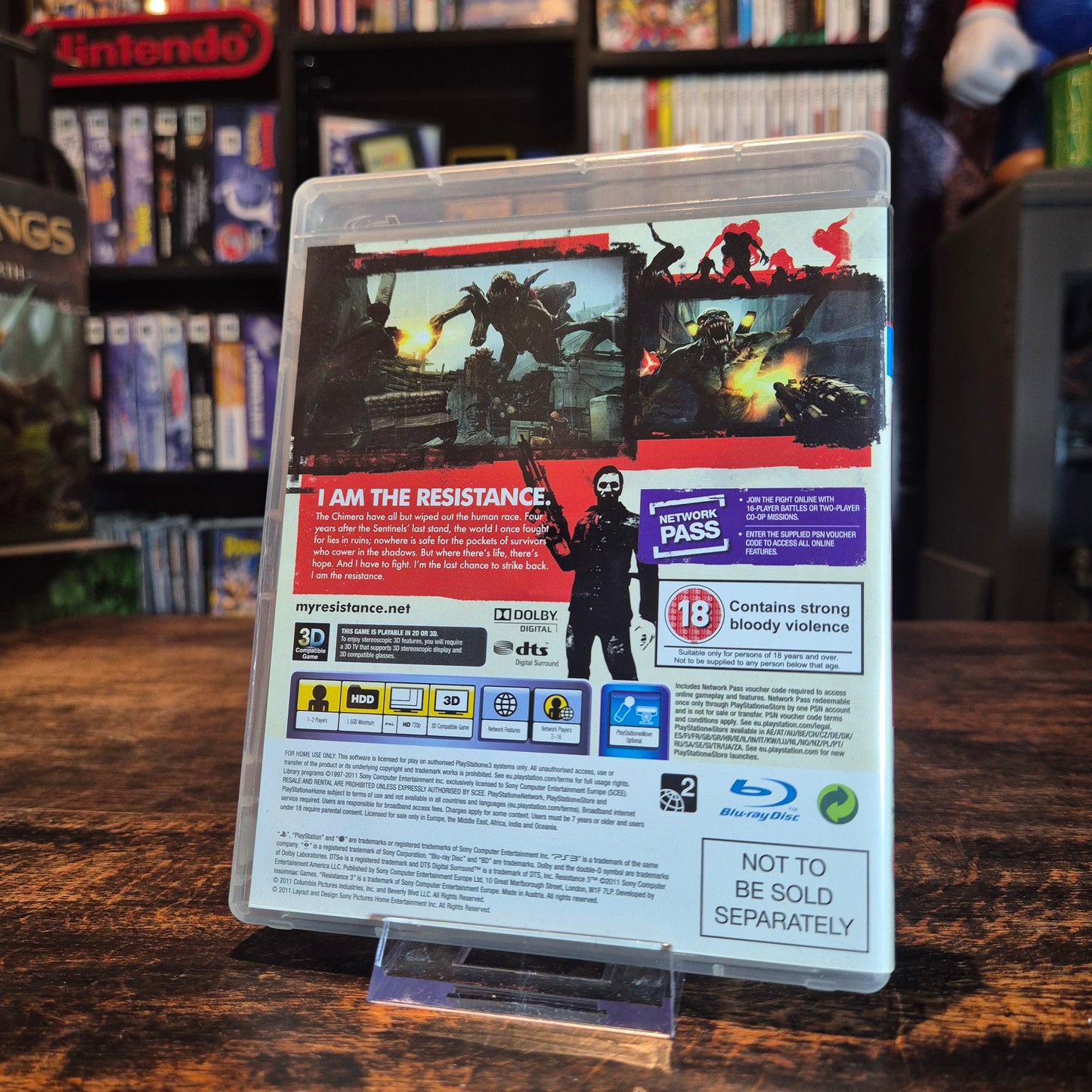 Resistance 3 + Bonus DVD - Complete - Playstation 3