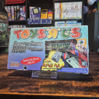 Starfox 64 Toys R Us Promo VHS - 1997 Nintendo - SEALED