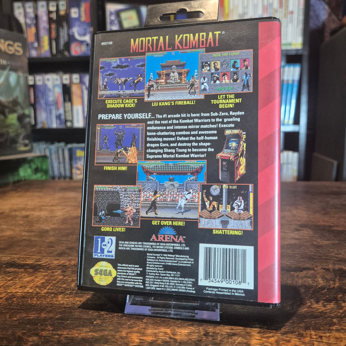 Mortal Kombat - Incomplete - SEGA Genesis