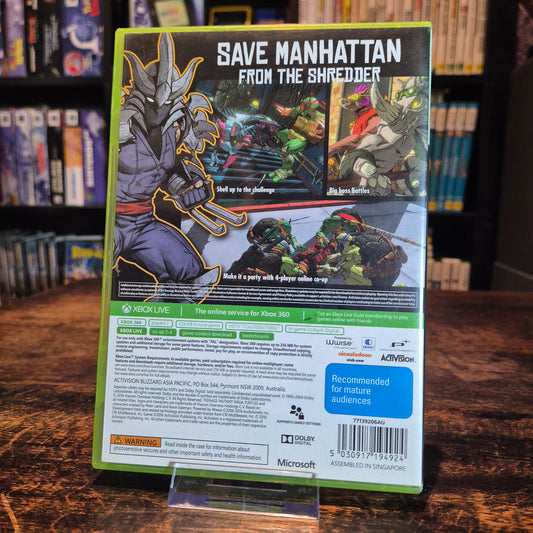 TMNT Mutants in Manhattan - Incomplete - Xbox 360