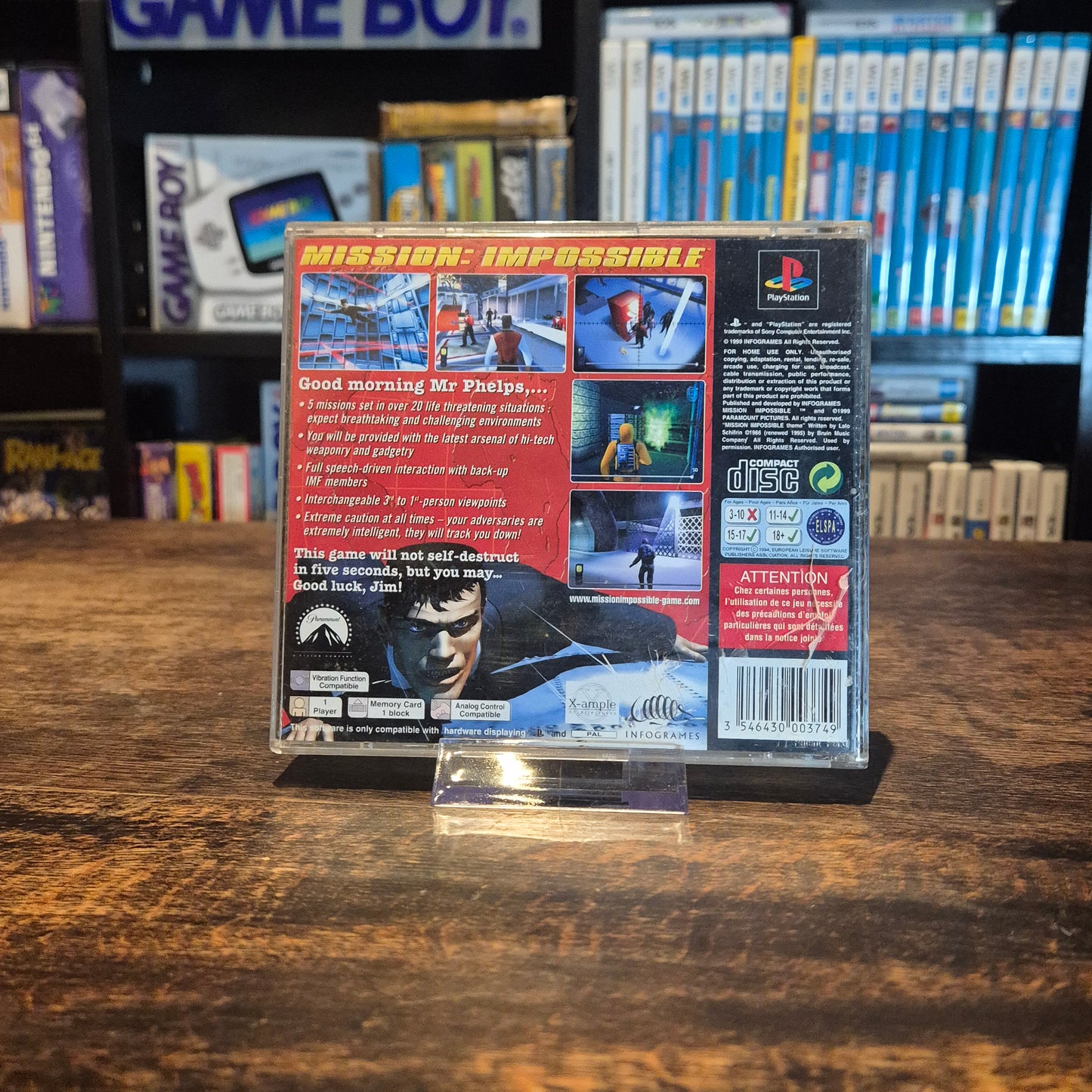 Missions Impossible - Complete - Playstation 1