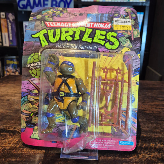 1988 Playmates Teenage Mutant Ninja Turtles Donatello Action Figure - Sealed