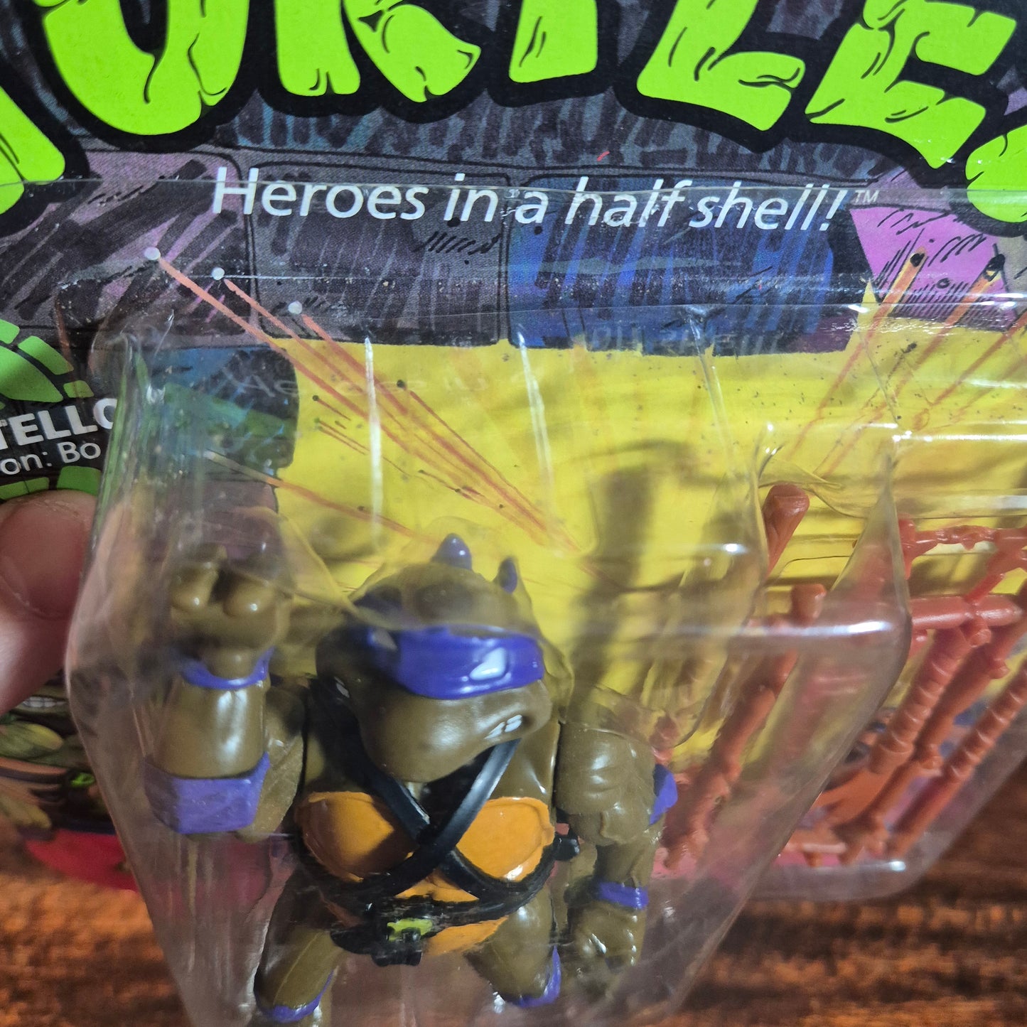 1988 Playmates Teenage Mutant Ninja Turtles Donatello Action Figure - Sealed