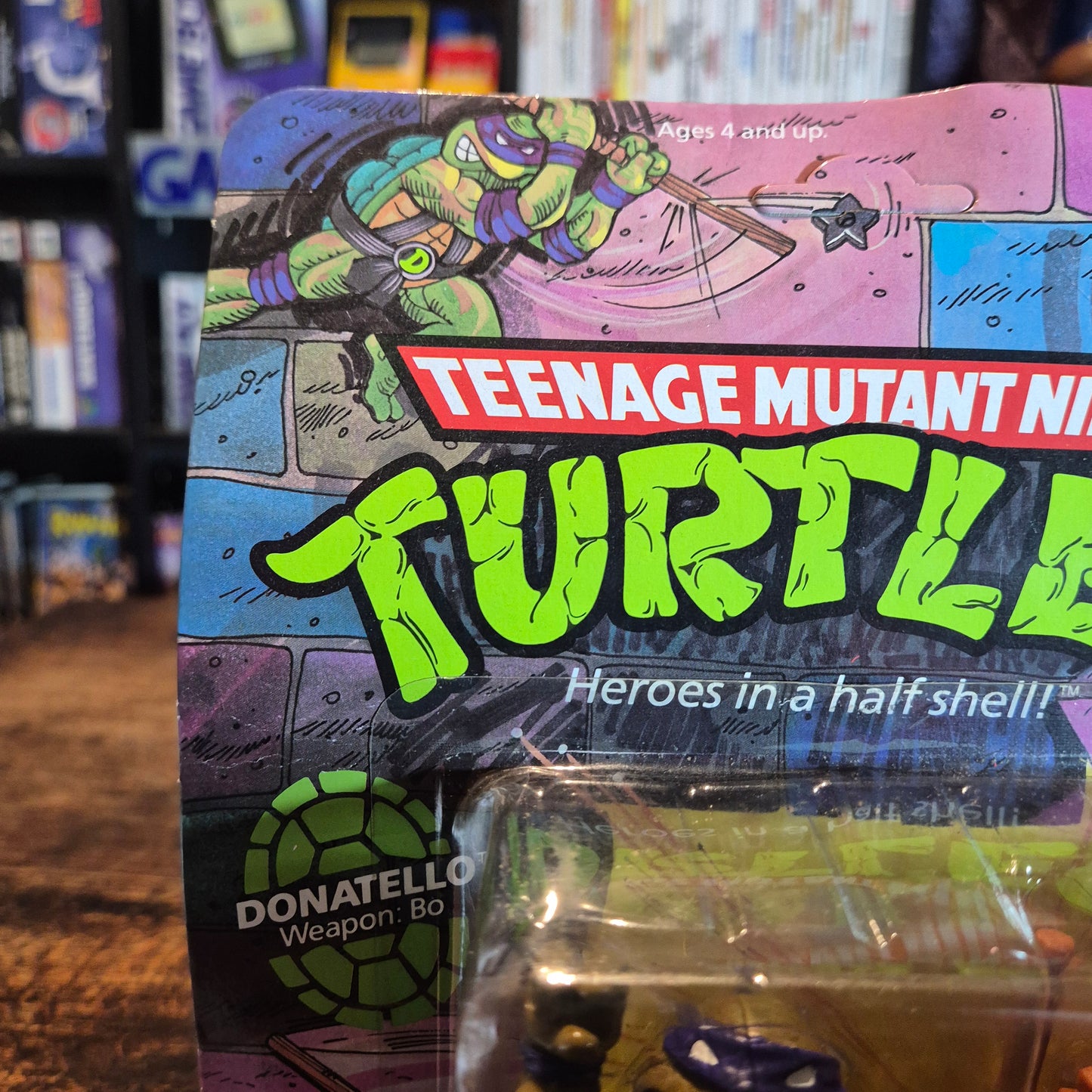 1988 Playmates Teenage Mutant Ninja Turtles Donatello Action Figure - Sealed