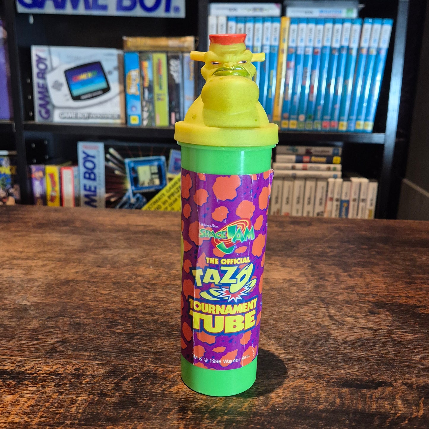 Space Jam Monster Bang Tazo Tube - 1996 Warner Bros