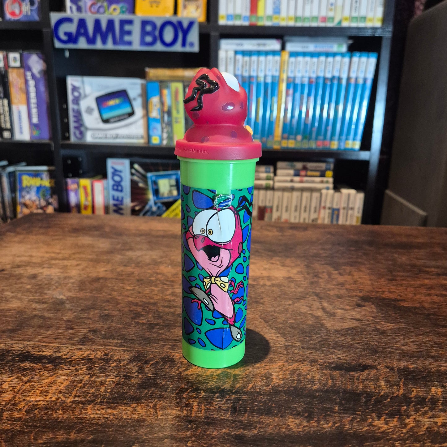 Space Jam Monster Bupkus Tazo Tube - 1996 Warner Bros