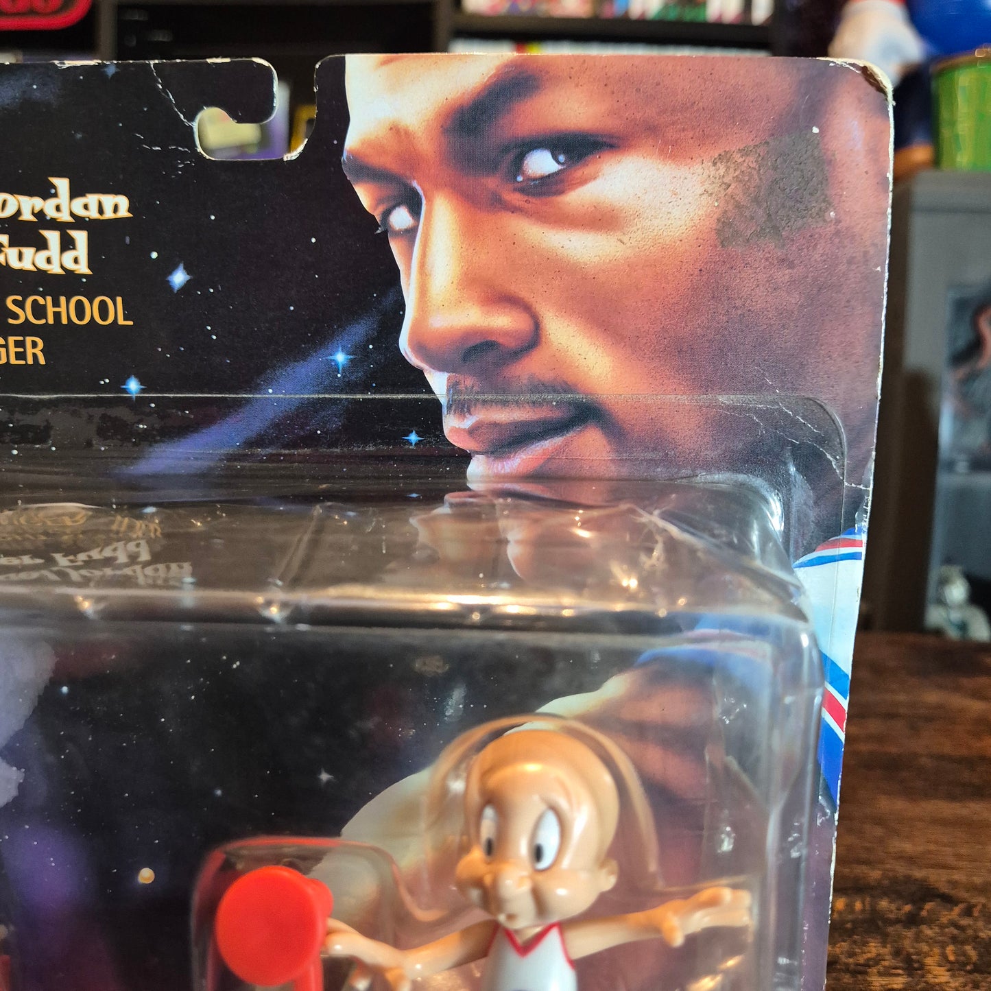 1996 Playmates Space Jam Michael Jordan and Elmer Fudd Figure's - SEALED