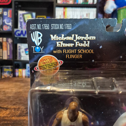 1996 Playmates Space Jam Michael Jordan and Elmer Fudd Figure's - SEALED