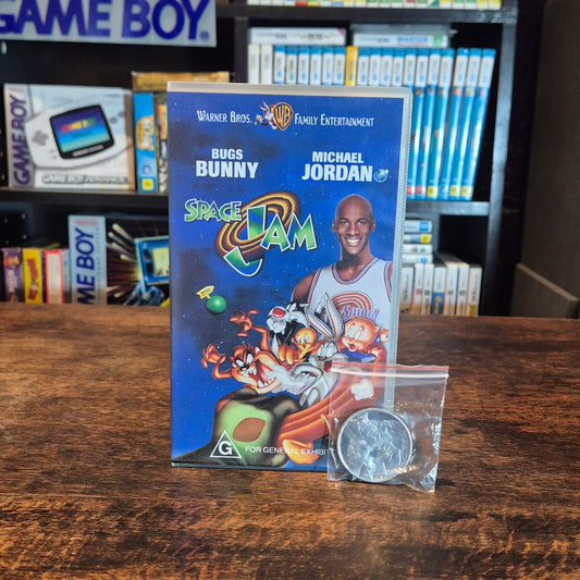 Space Jam VHS With Bonus Coin!