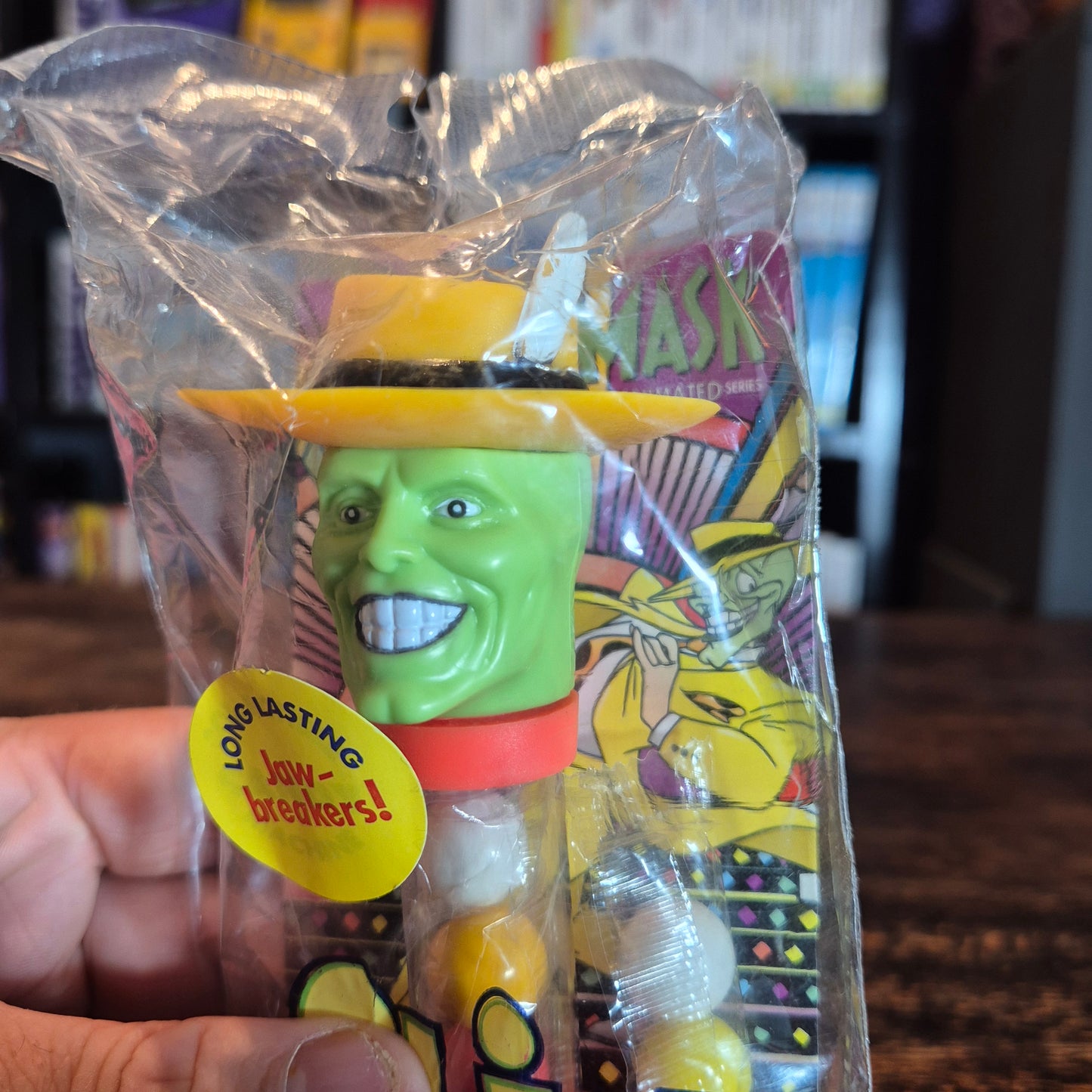 1995 The Mask Animated Series Flix Candy Dispenser - SEALED