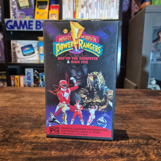 Mighty Morphin Power Rangers - Day of The Dumpster & High Five VHS
