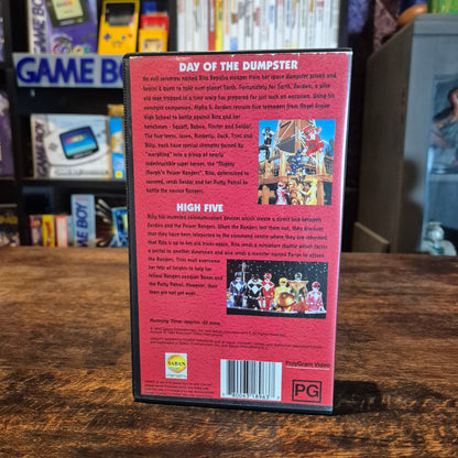 Mighty Morphin Power Rangers - Day of The Dumpster & High Five VHS