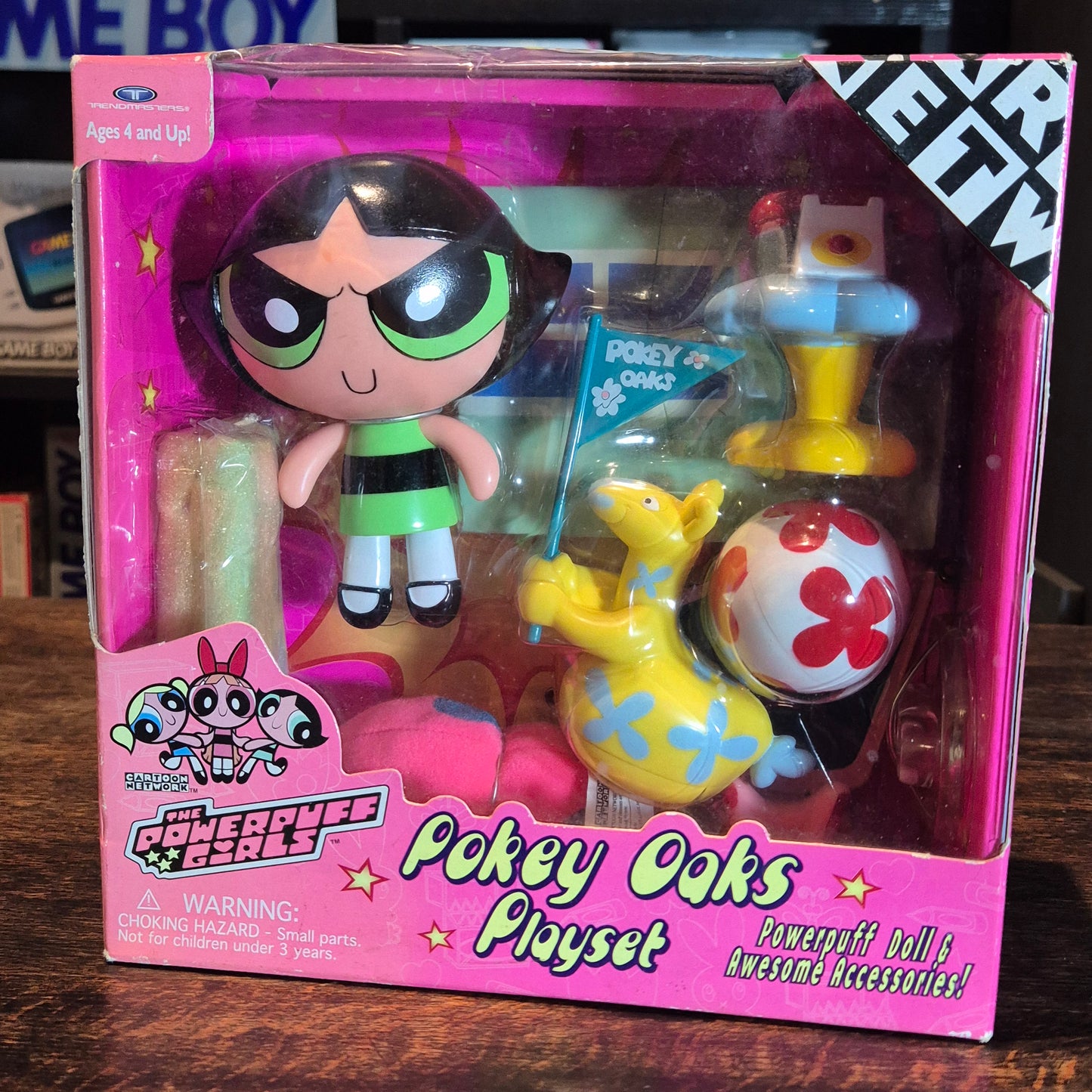 1999 POWERPUFF GIRLS Pokey Oaks Playset BUTTERCUP - CARTOON NETWORK - Sealed
