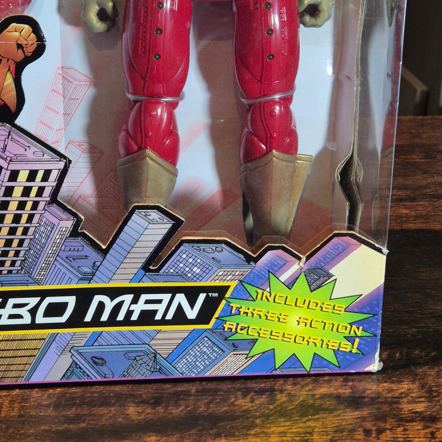1996 Tiger Electronics 13 1/2in Talking Turbo Man Action Figure - SEALED