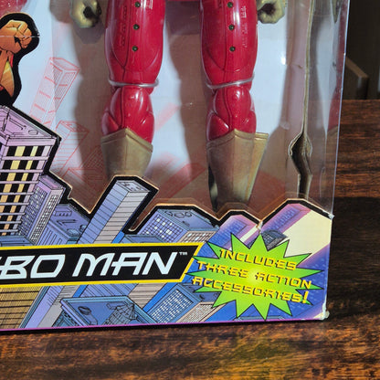 1996 Tiger Electronics 13 1/2in Talking Turbo Man Action Figure - SEALED