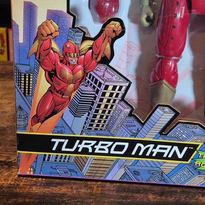 1996 Tiger Electronics 13 1/2in Talking Turbo Man Action Figure - SEALED