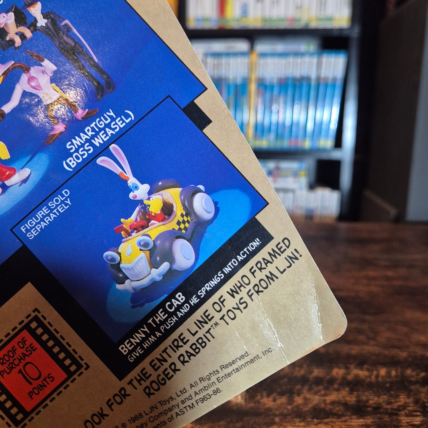 1988 LJN Who Framed Roger Rabbit Animates Toy - SEALED