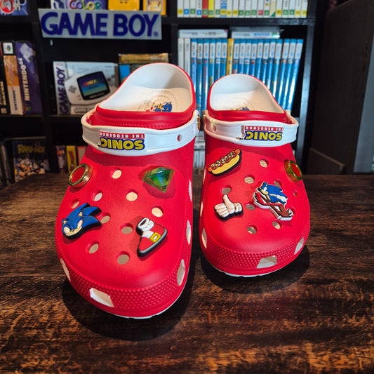 CROCS X SEGA SONIC THE HEDGEHOG - Size 12 Mens - Brand New