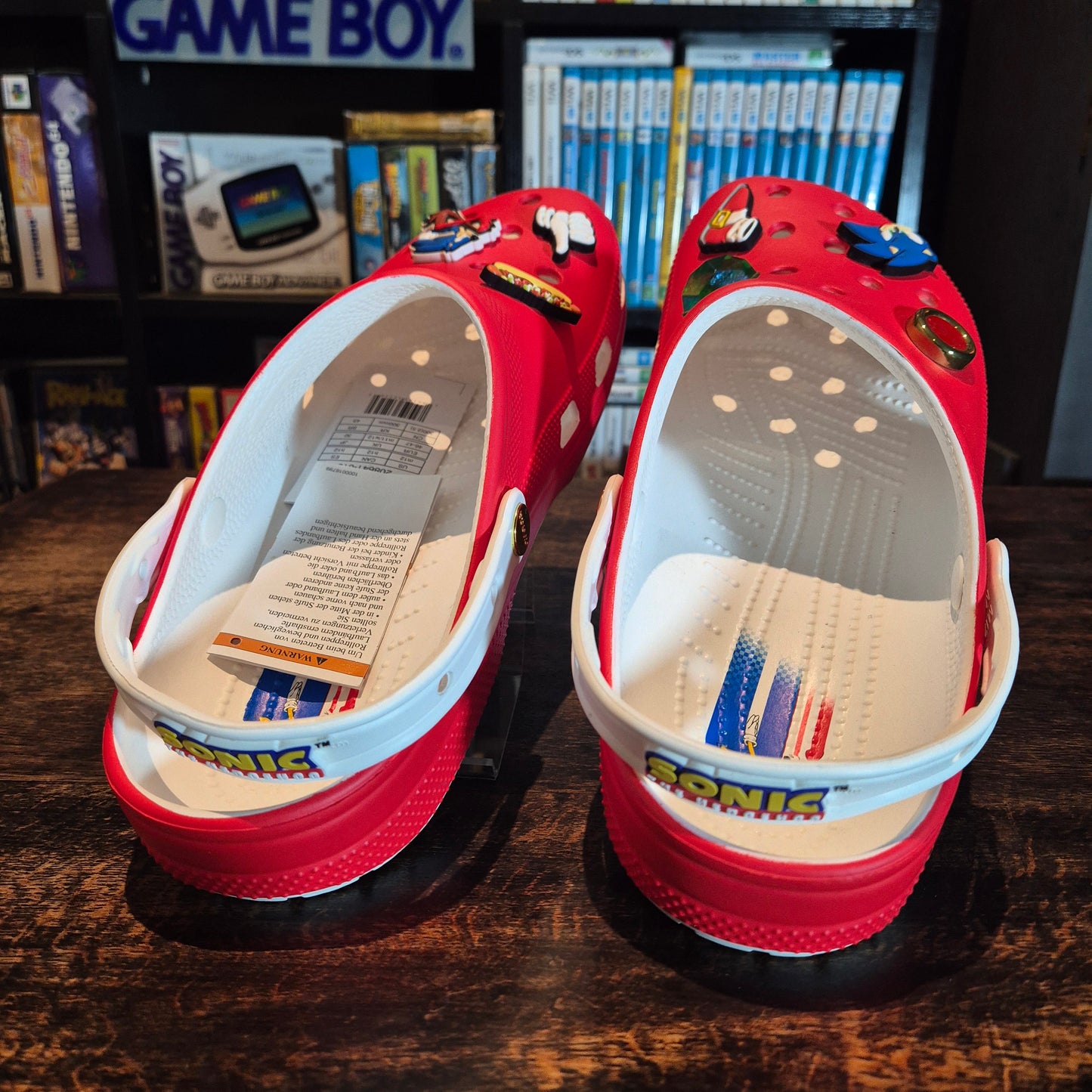 CROCS X SEGA SONIC THE HEDGEHOG - Size 12 Mens - Brand New