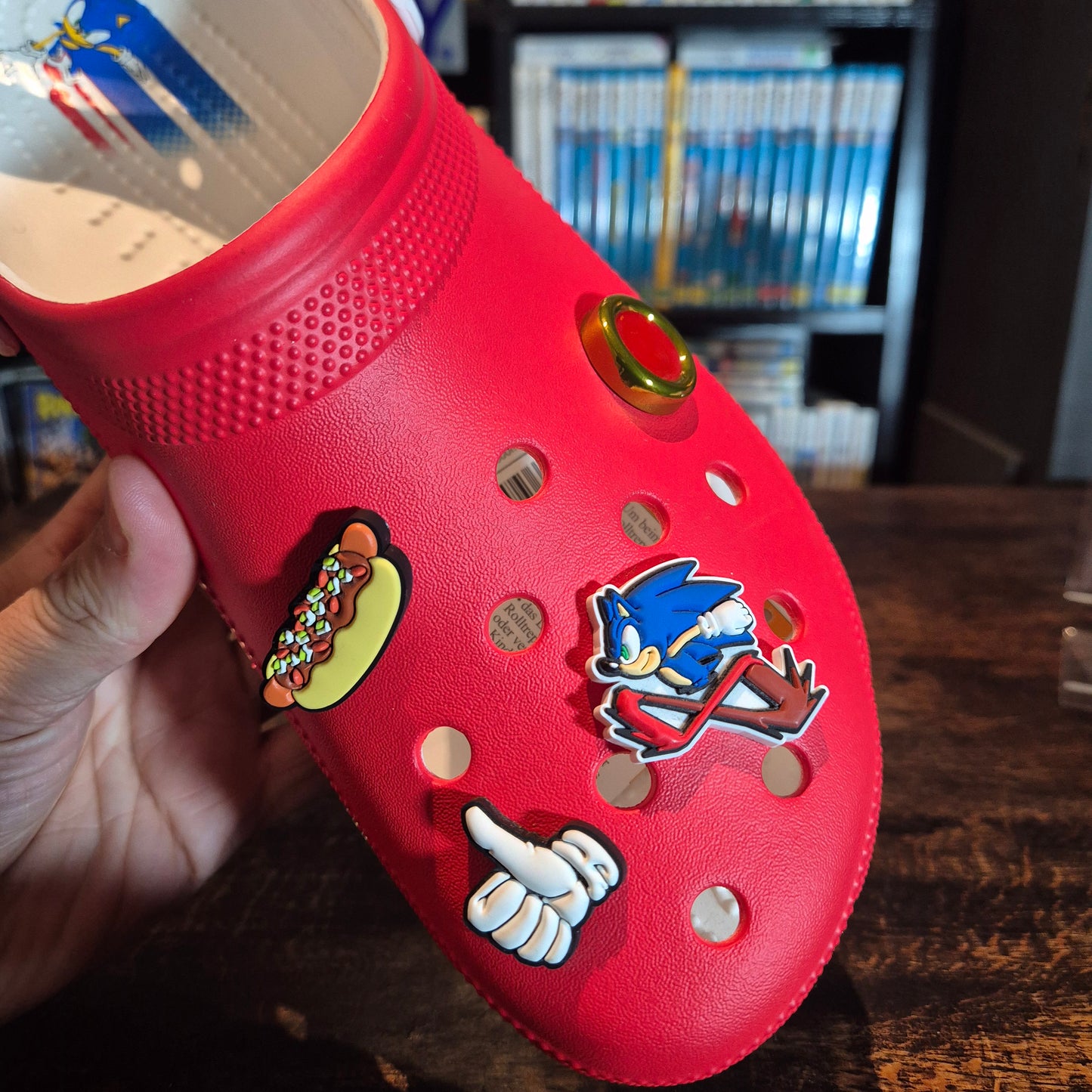 CROCS X SEGA SONIC THE HEDGEHOG - Size 12 Mens - Brand New