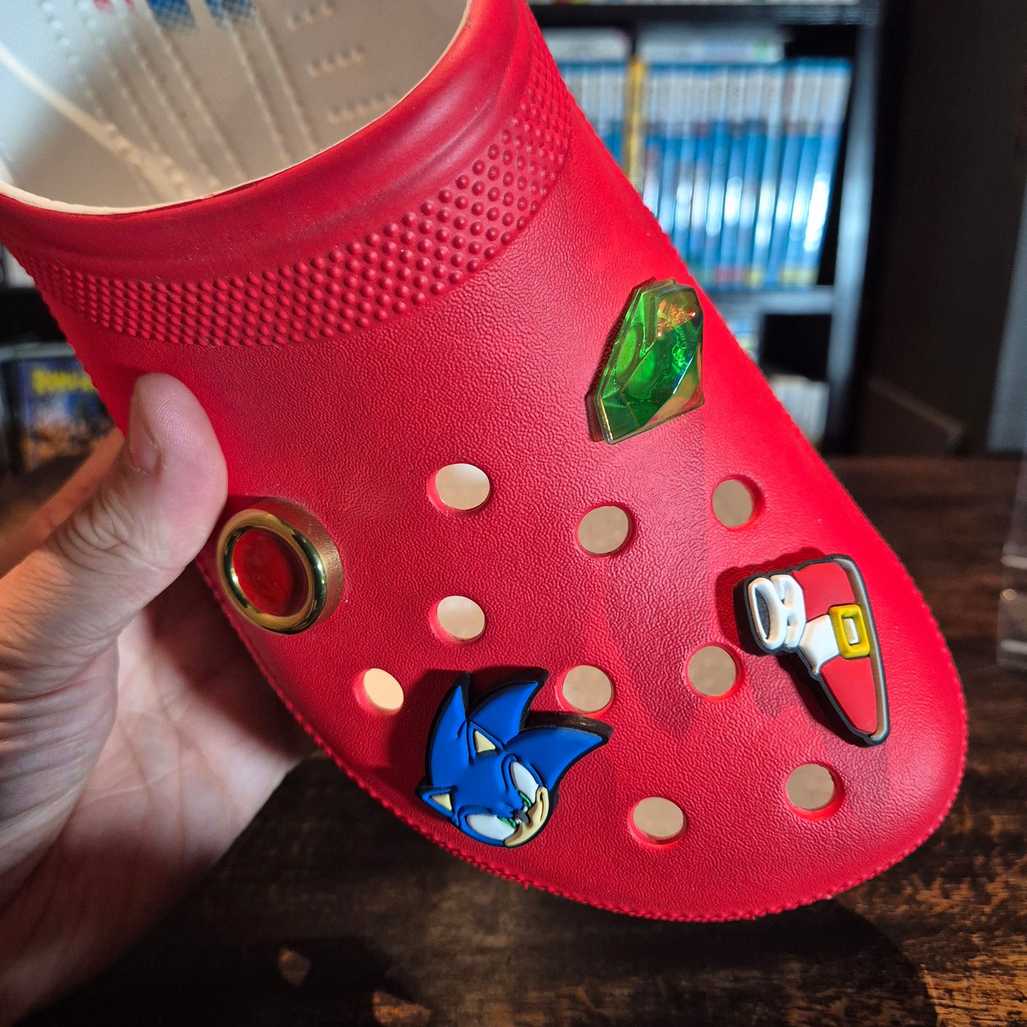 CROCS X SEGA SONIC THE HEDGEHOG - Size 12 Mens - Brand New