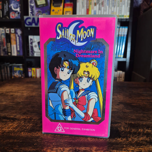 Sailor Moon Nightmare In Dreamland VHS