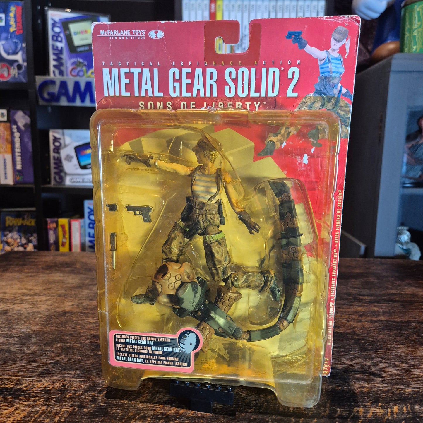 Metal Gear Solid 2 Sons Of Liberty 2001 McFarlane Toys - Olga - Sealed