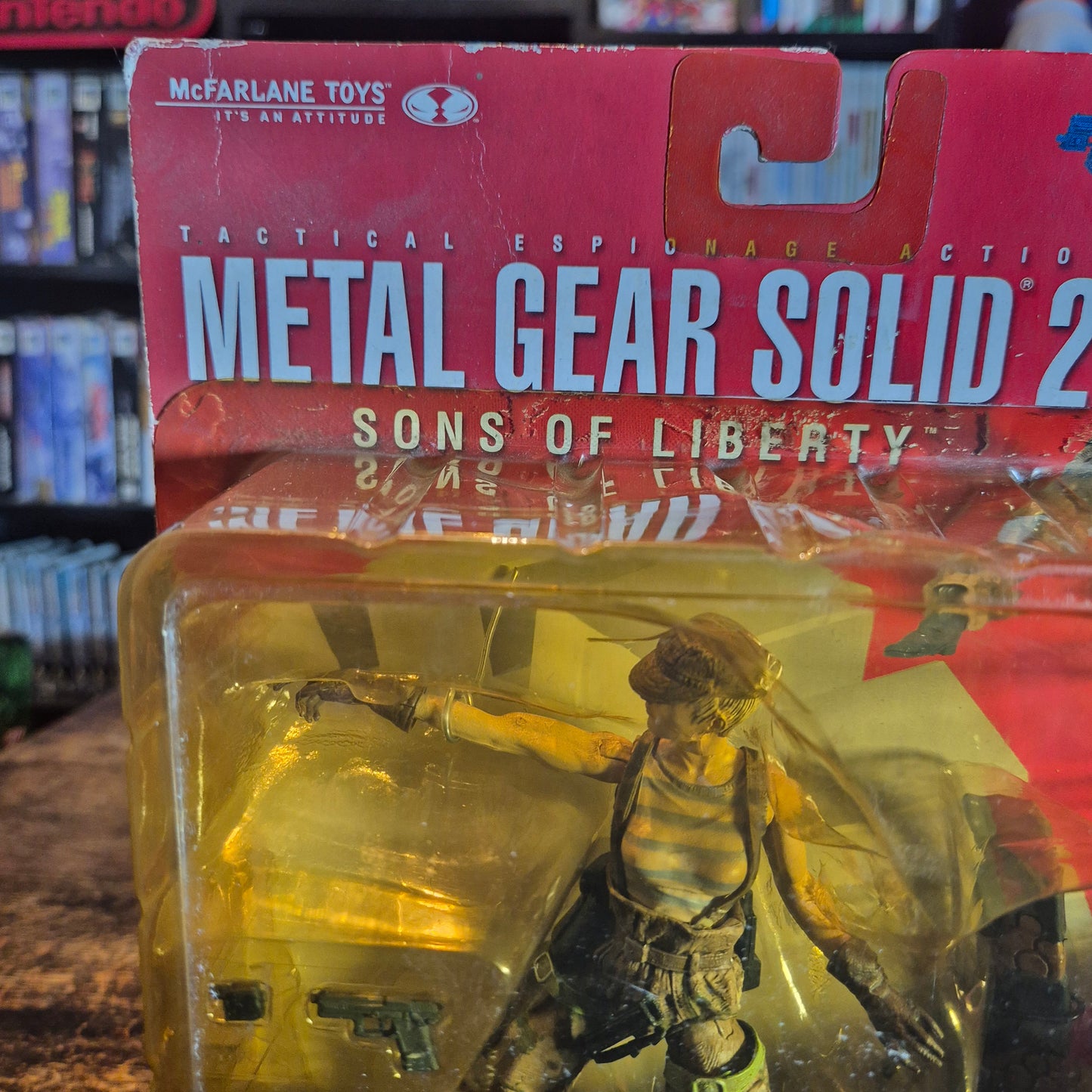 Metal Gear Solid 2 Sons Of Liberty 2001 McFarlane Toys - Olga - Sealed