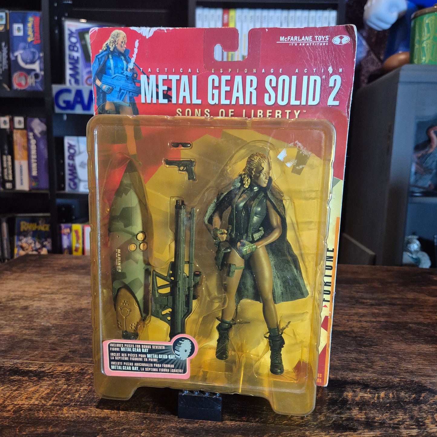 Metal Gear Solid 2 Sons Of Liberty 2001 McFarlane Toys - Fortune - Sealed