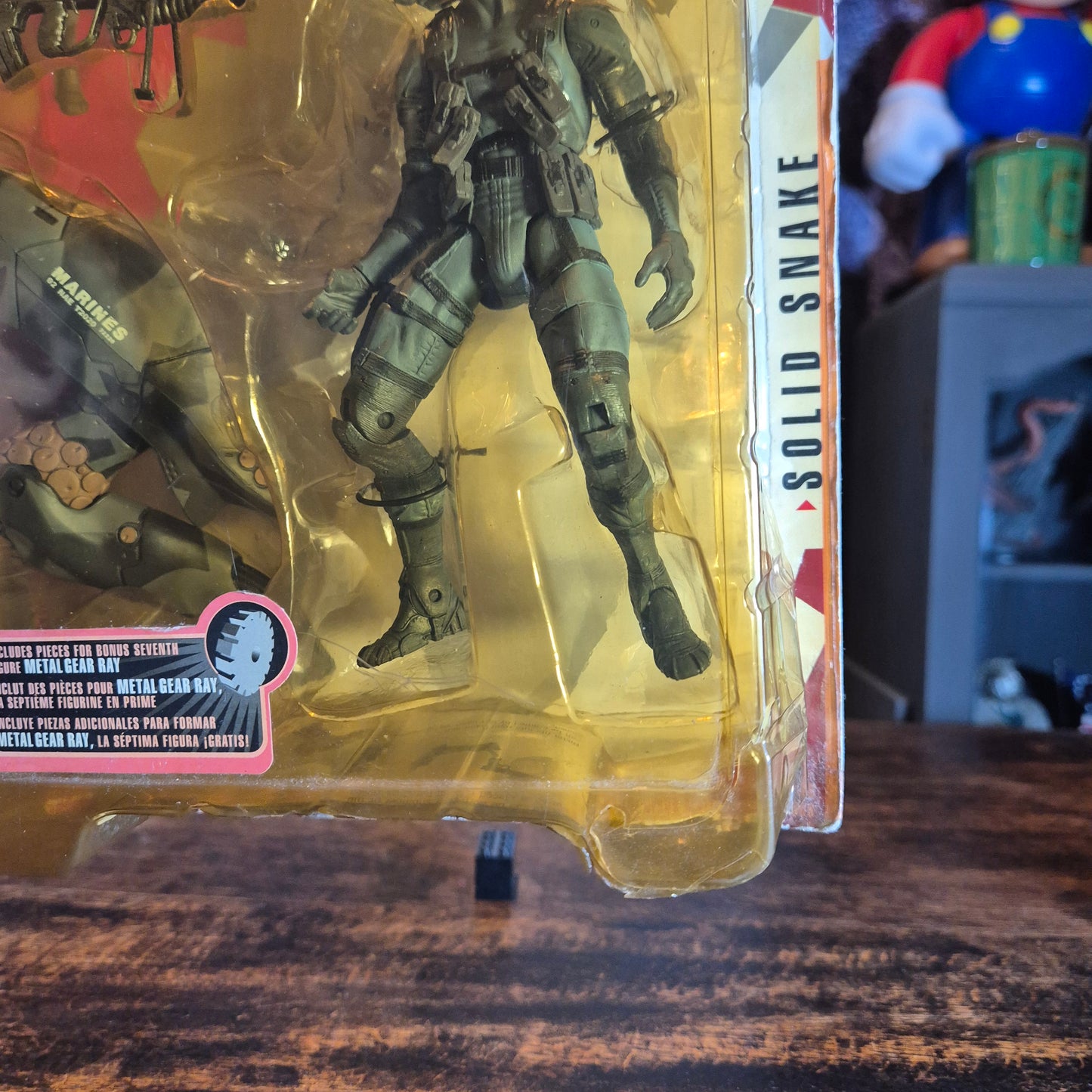 Metal Gear Solid 2 Sons Of Liberty 2001 McFarlane Toys - Solid Snake - Sealed