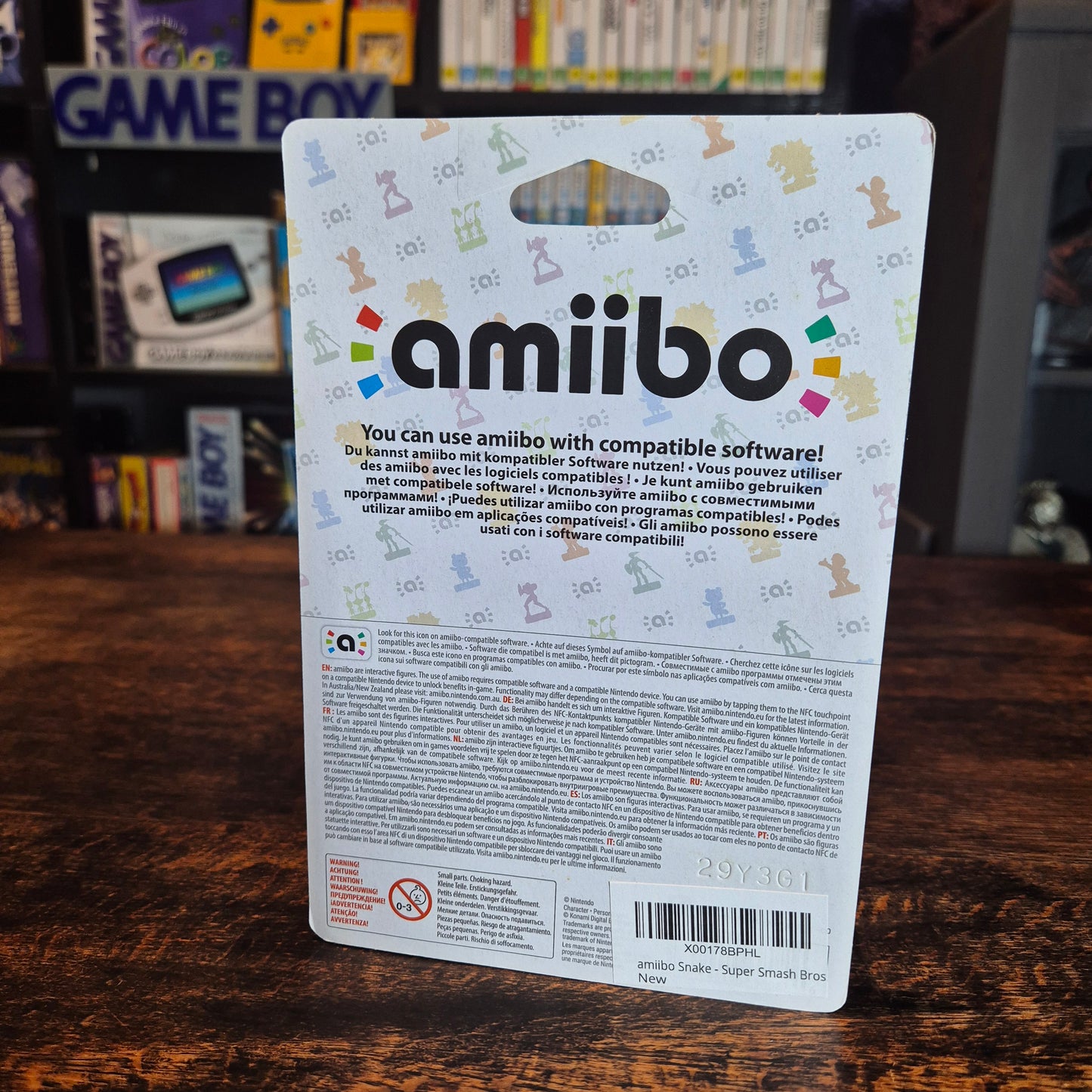 Nintendo Snake amiibo (Super Smash Bros. Collection) - Sealed