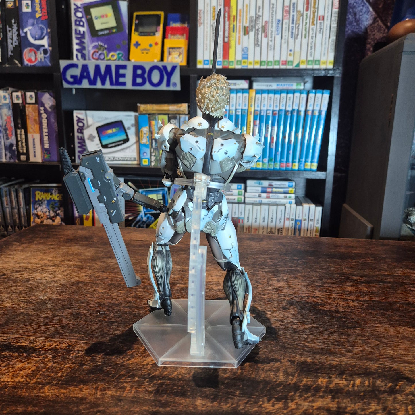 Play Arts Kai Raiden White Armor Ver. Metal Gear Rising Revengeance - Incomplete