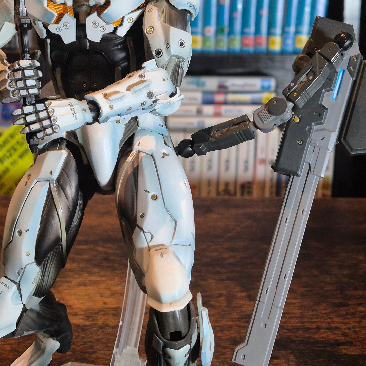 Play Arts Kai Raiden White Armor Ver. Metal Gear Rising Revengeance - Incomplete
