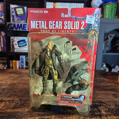 Metal Gear Solid 2 Sons Of Liberty 2001 McFarlane Toys - Revolver Ocelot - Sealed