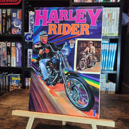 Harley Rider #1 Comic Carl Hungness 1988