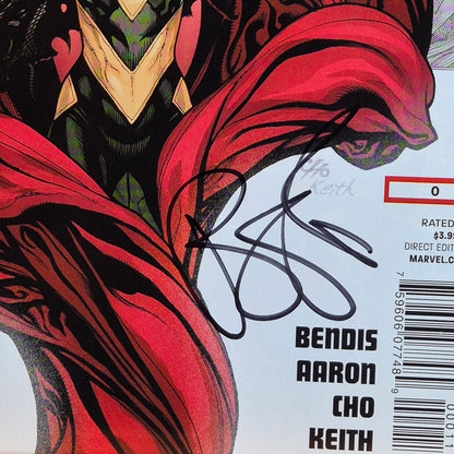 Avengers Vs X-Men #0 2012 - Signed By Brian Michael Bendis - Marvel Comics