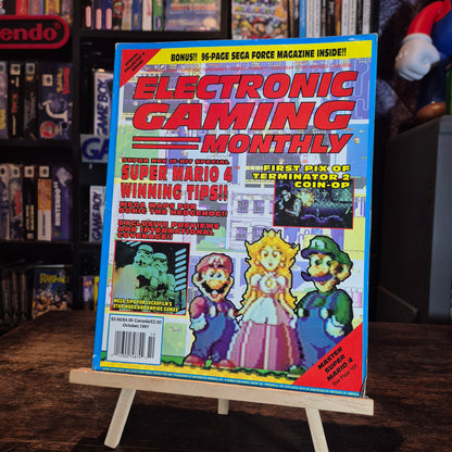 ELECTRONIC GAMING MONTHLY - Issue #27 - October 1991 - Super Mario Bros 4 Tips