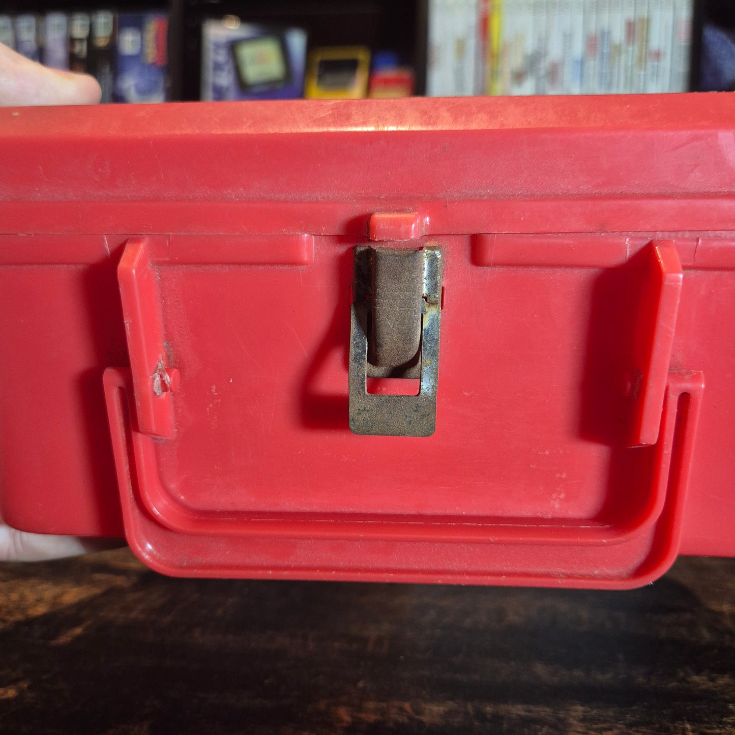 1988 Nintendo Super Mario Bros Red Plastic Lunchbox W/ Thermos (Aladdin)